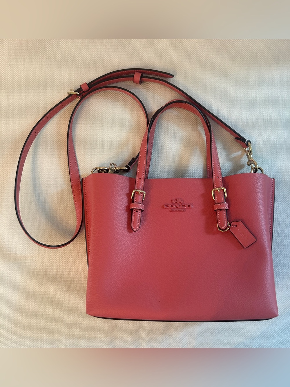 Coach Molly salmon crossbody bag